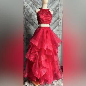 strapless open back dress Portia and Scarlett PS26065 - Long Sheath Dress